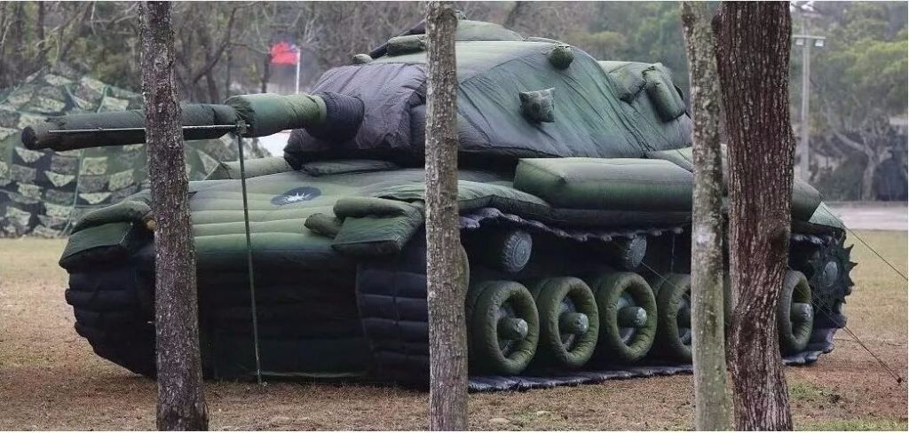 白沙军用充气坦克